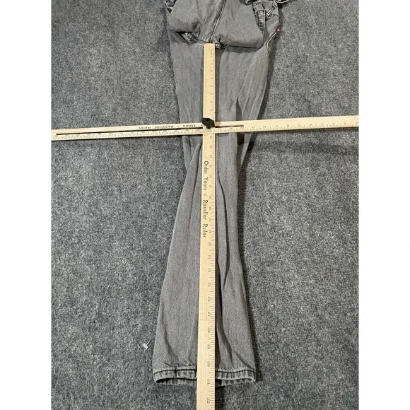 Levis 501 93 Jeans Mens 30x32 Gray Levi's Premium Button Fly Denim Straight Leg - Picture 11 of 12